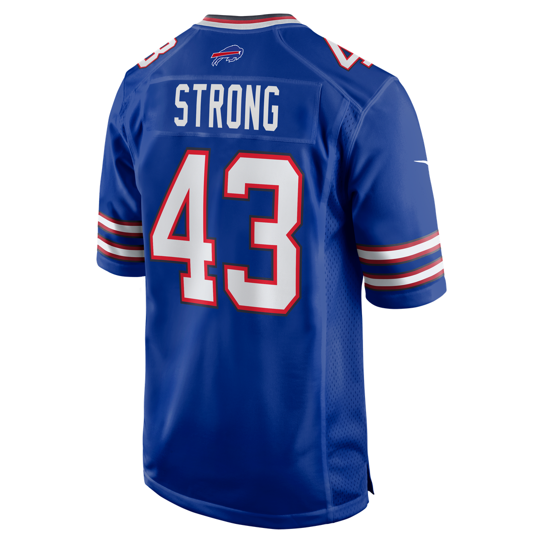 Buffalo Bills Dorian Strong Nike Royal Game Jersey product image 3