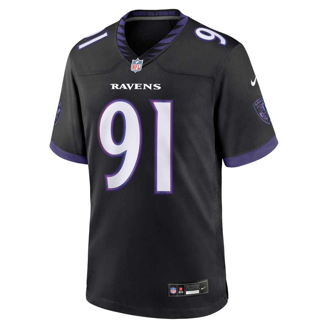 Baltimore Ravens Trey Hendrickson Nike Black Alternate Game product image 2