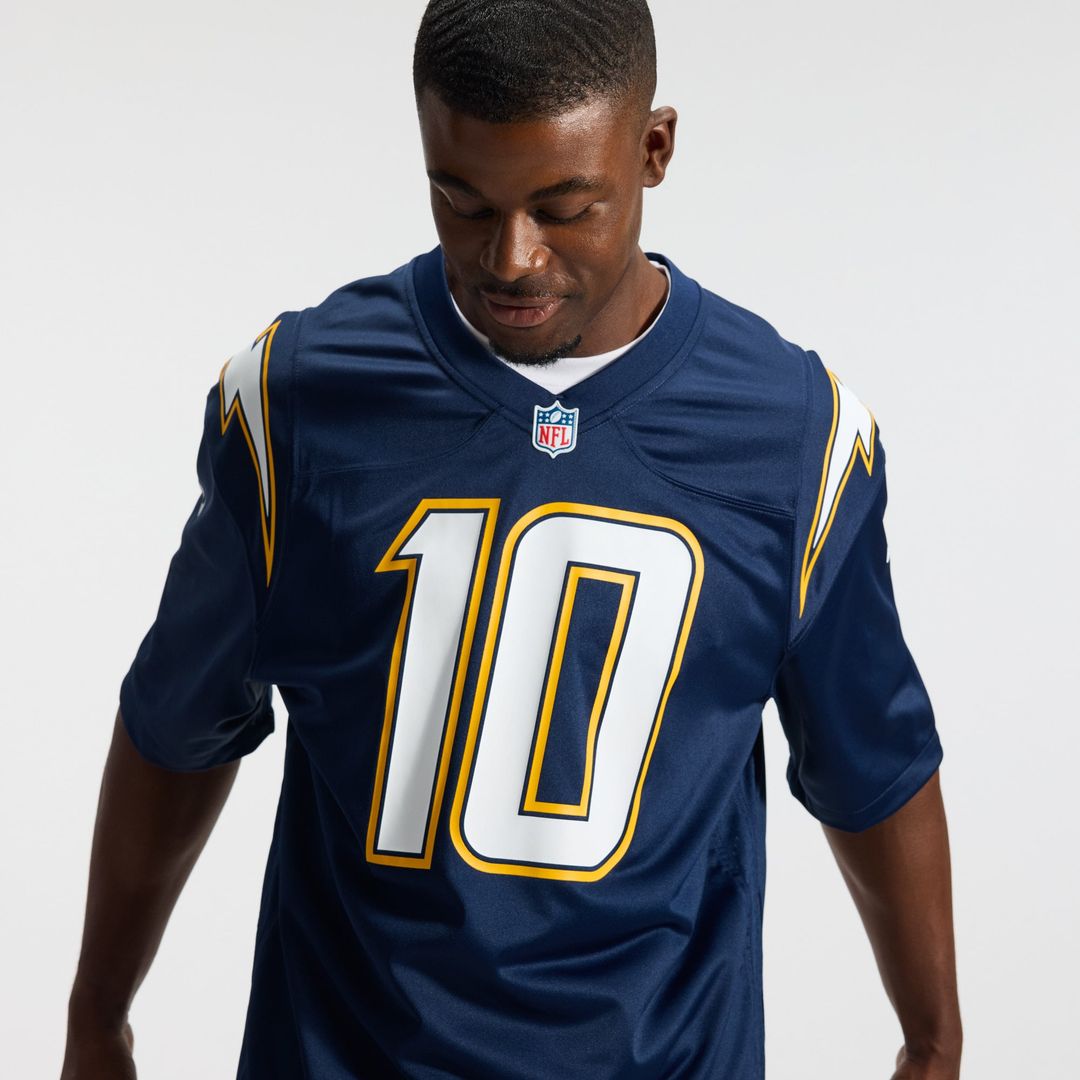 Los Angeles Chargers Justin Herbert Nike Powder Blue Game product image 36