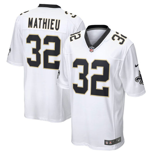 New Orleans Saints Tyrann Mathieu Nike White Game Jersey product image 1