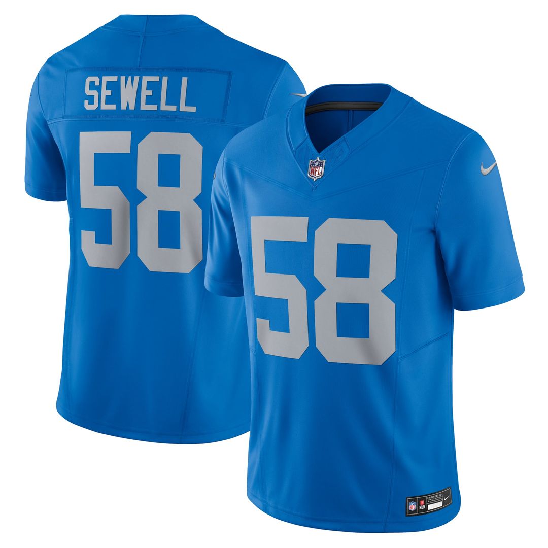Detroit Lions Penei Sewell Nike Black Vapor FUSE Alternate product image 7