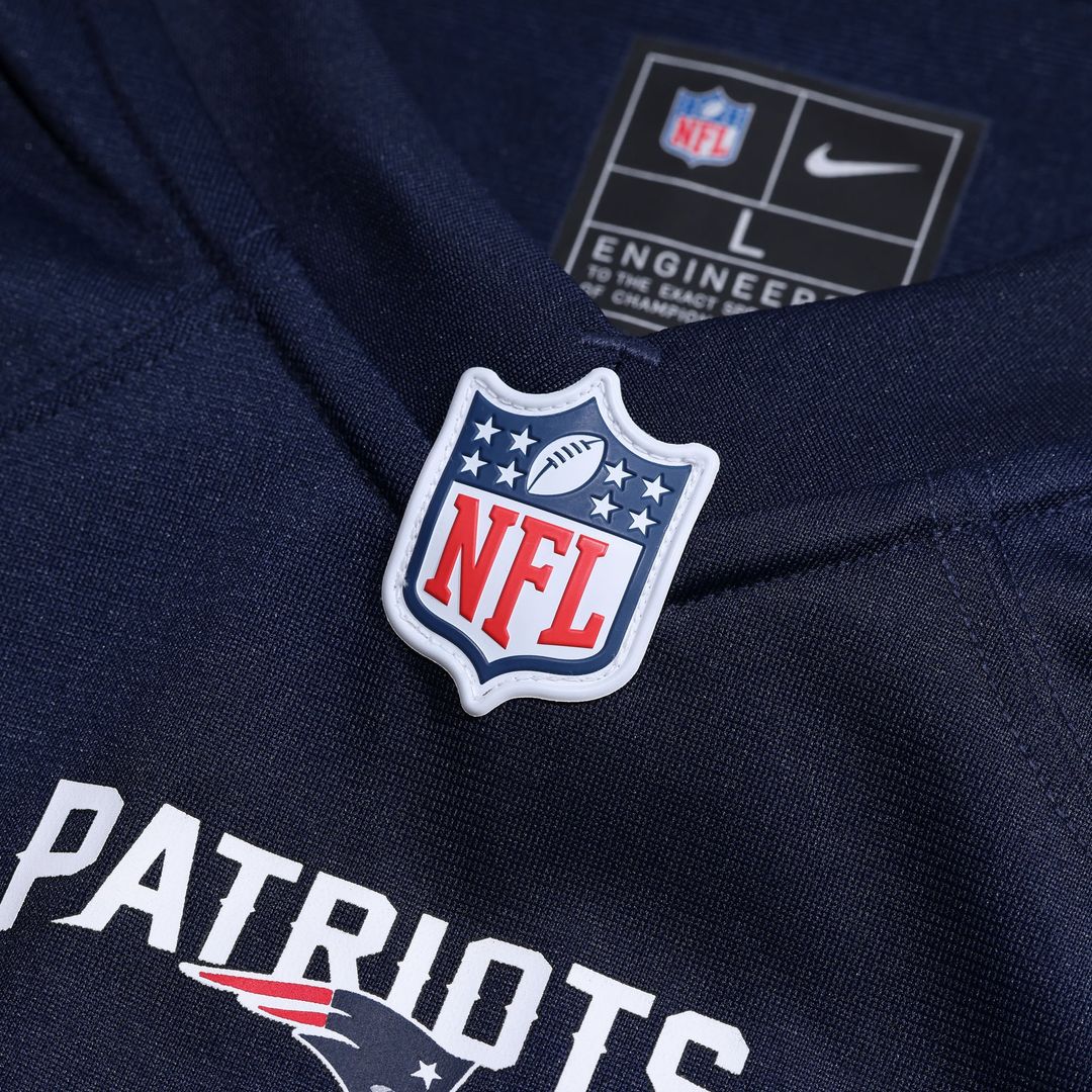 New England Patriots Jared Wilson Nike Navy Game Jersey product image 4