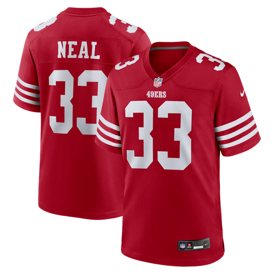 San Francisco 49ers Siran Neal Nike Scarlet Game Jersey product image 1