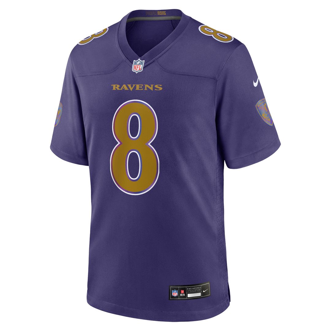 Baltimore Ravens Lamar Jackson Nike Purple Alternate Game product image 2