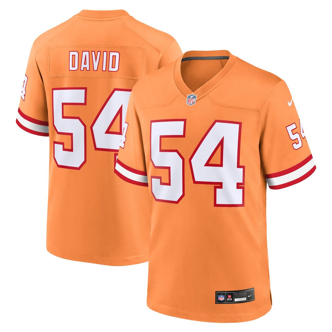 Tampa Bay Buccaneers Lavonte David Nike Orange Throwback product image 1
