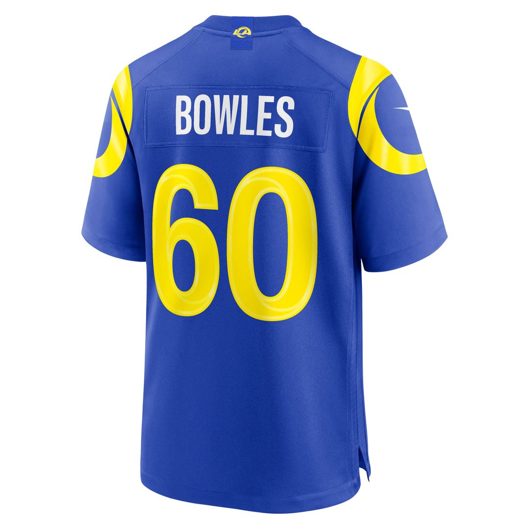 Los Angeles Rams Wyatt Bowles Nike Royal Game Jersey product image 3