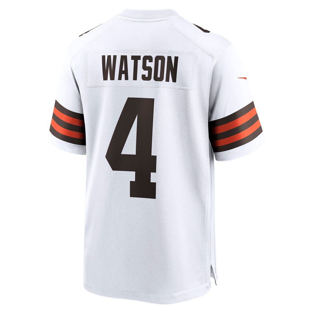 Cleveland Browns Deshaun Watson Nike White Game Jersey product image 3