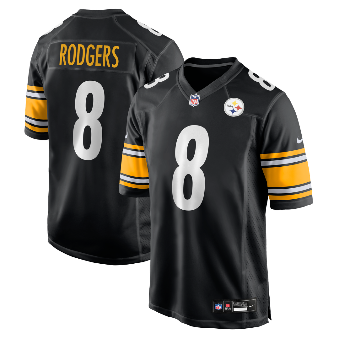 Pittsburgh Steelers Aaron Rodgers Nike White Game Jersey product image 7