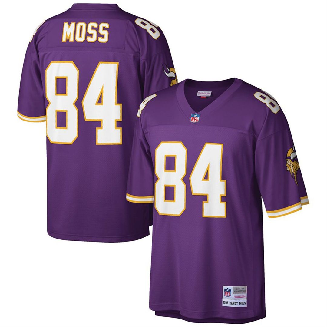 Minnesota Vikings Randy Moss Mitchell & Ness Purple Big & product image 1