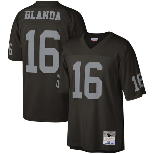 Las Vegas Raiders George Blanda Mitchell & Ness Black product image 1