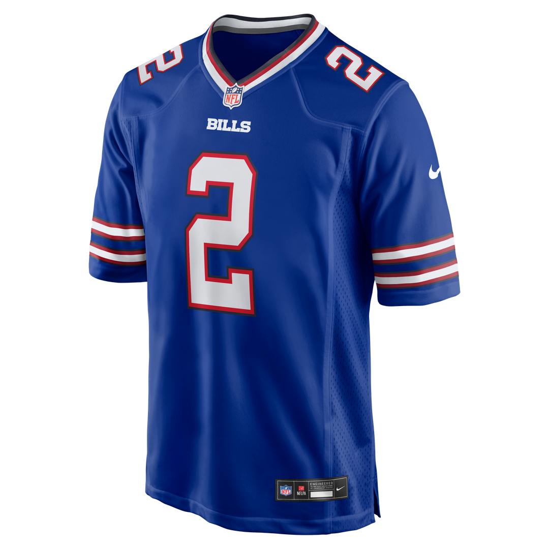 Buffalo Bills Tyler Bass Nike Royal Game Jersey product image 2