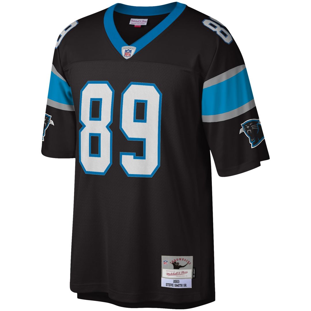 Carolina Panthers Steve Smith Mitchell & Ness Black Legacy product image 2