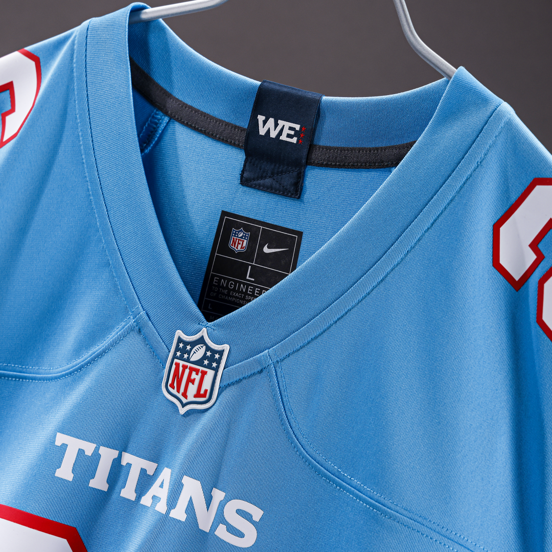 Tennessee Titans Tyjae Spears Nike Light Blue Game Jersey product image 4
