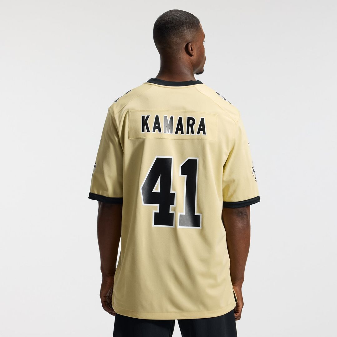 New Orleans Saints Alvin Kamara Nike Black Game Jersey product image 22