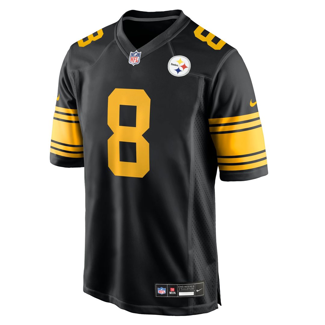 Pittsburgh Steelers Aaron Rodgers Nike Black Alternate Game product image 2