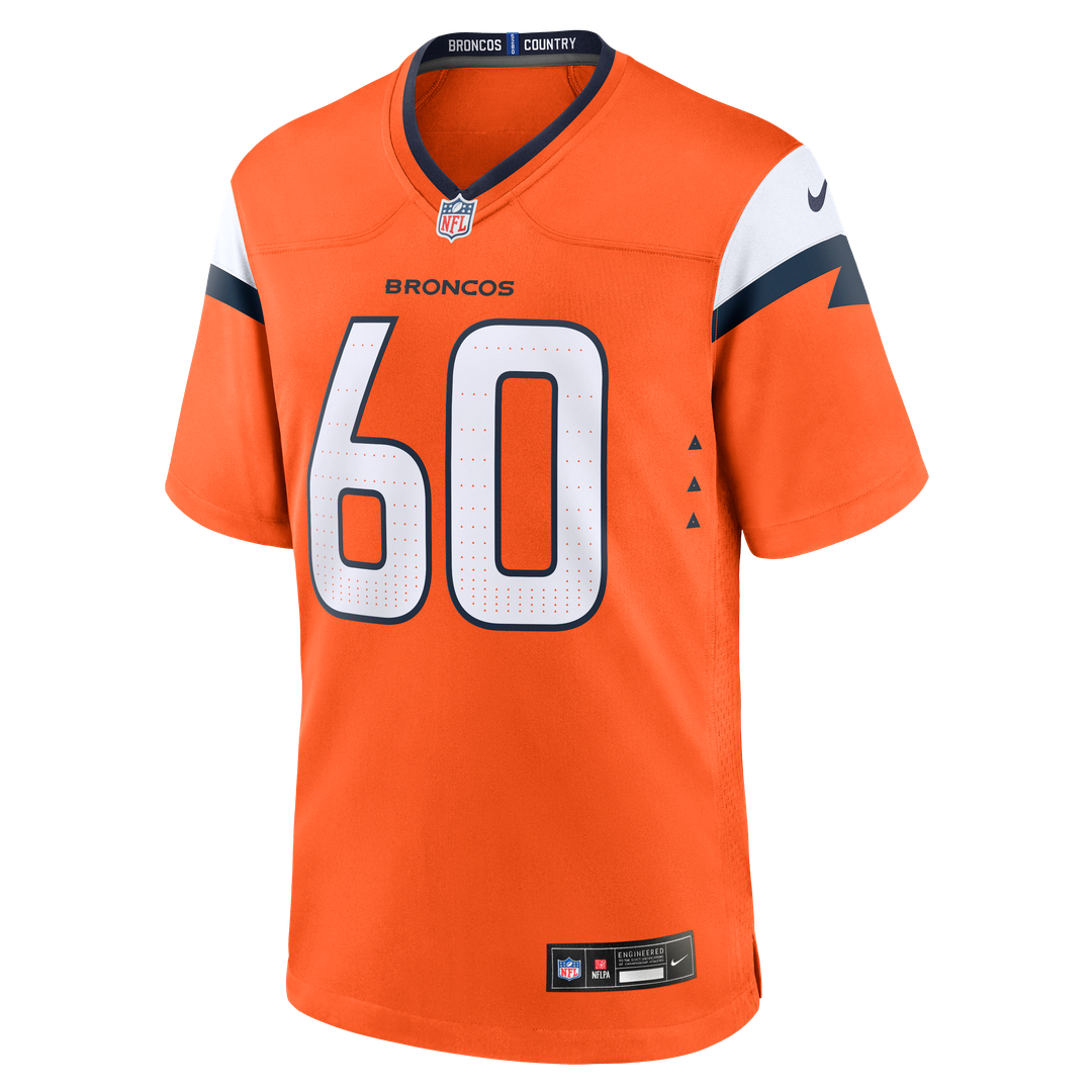 Denver Broncos Luke Wattenberg Nike Orange Game Jersey product image 2