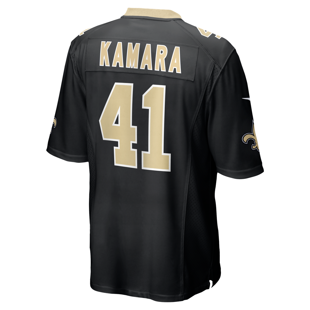 New Orleans Saints Alvin Kamara Nike Black Game Jersey product image 3