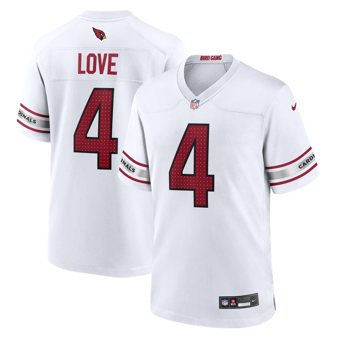 Arizona Cardinals Jeremiyah Love Nike White Game Jersey product image 4