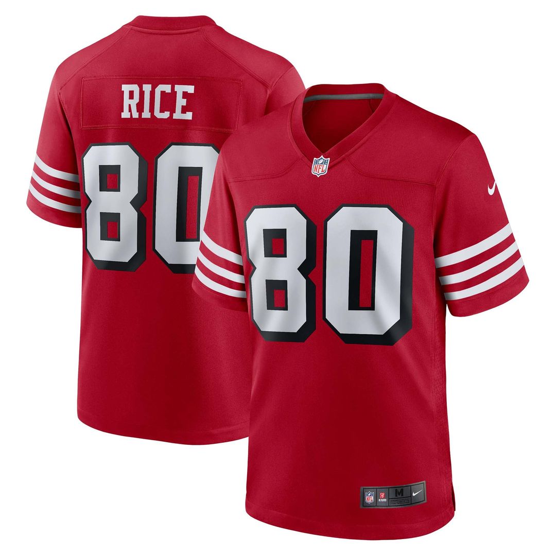 San Francisco 49ers Jerry Rice Nike White Retired Game product image 7