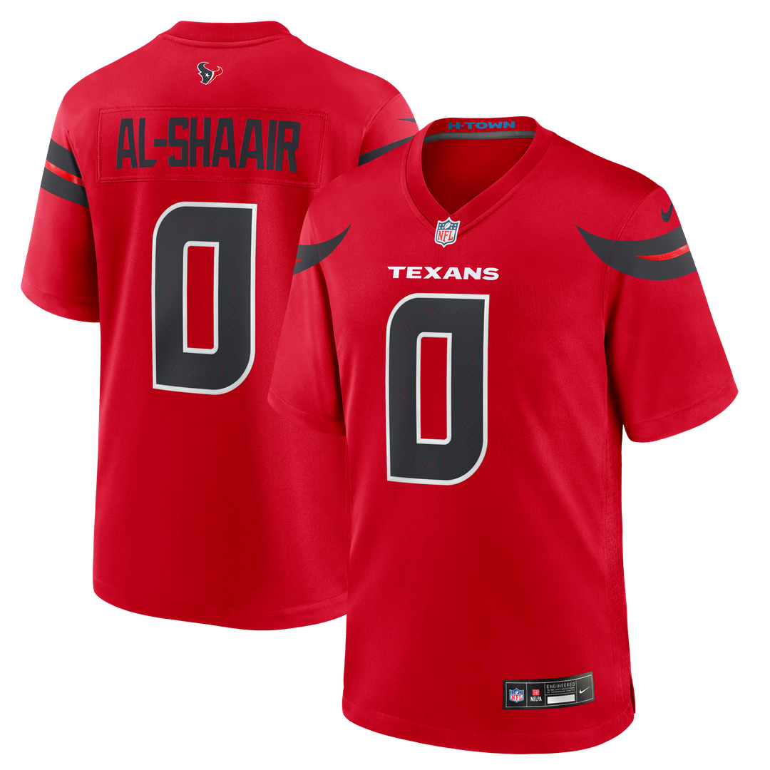 Houston Texans Azeez Al - Shaair Nike Red Alternate Game product image 7