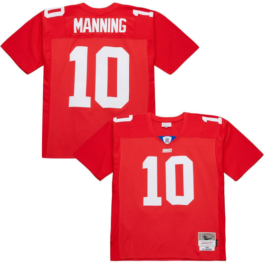 New York Giants Eli Manning Mitchell & Ness Red 2004 Legacy product image 1
