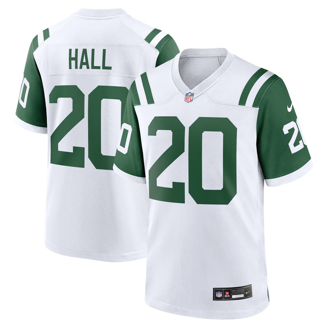 New York Jets Breece Hall Nike White Classic Alternate Game product image 1