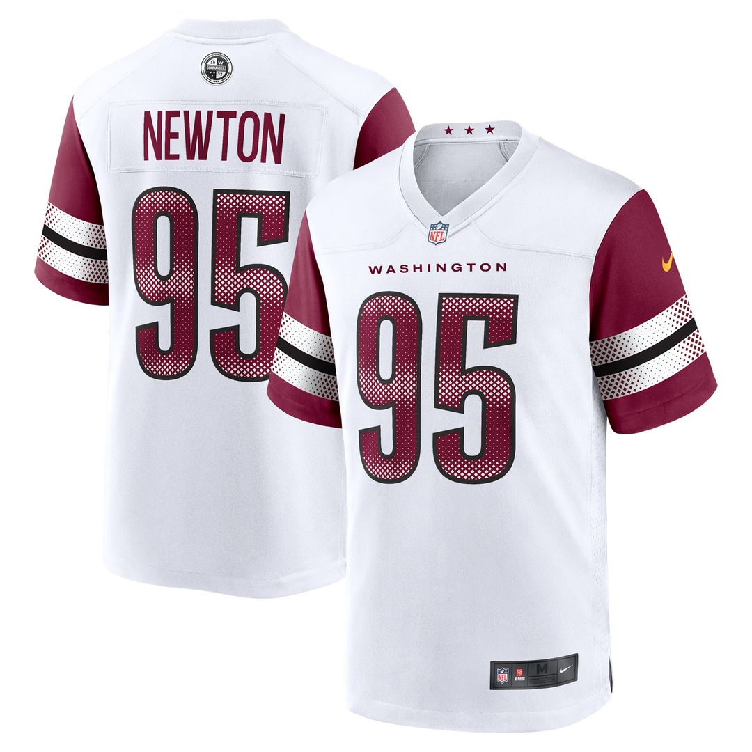 Washington Commanders Jer'Zhan Newton Nike White Game Jersey product image 1
