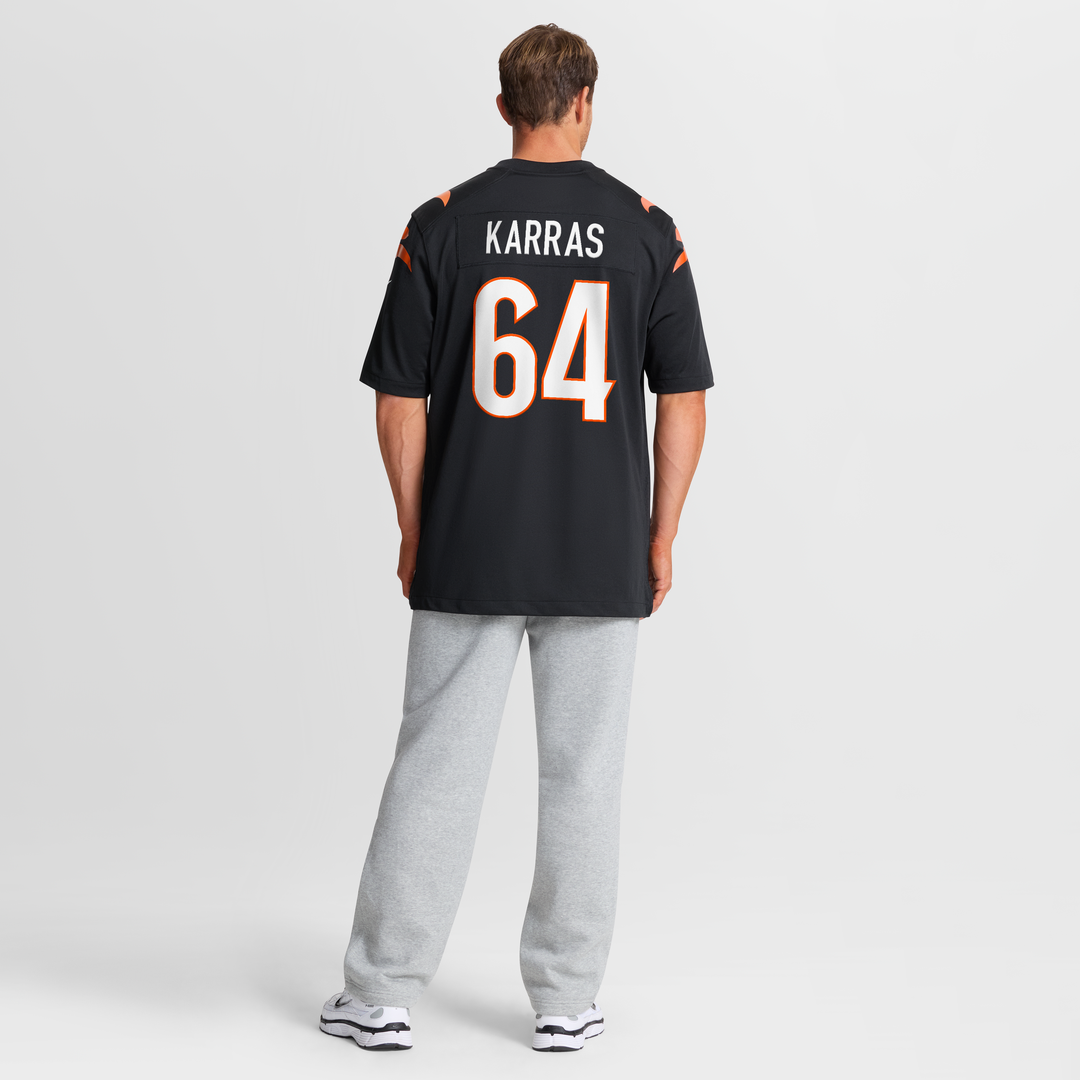 Cincinnati Bengals Ted Karras Nike Black Game Jersey product image 8