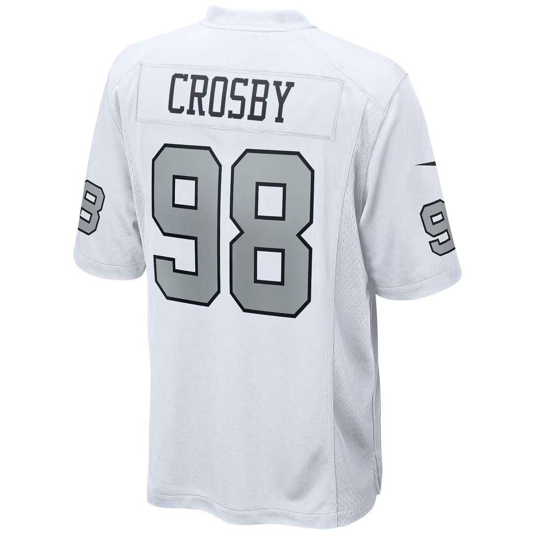 Las Vegas Raiders Maxx Crosby Nike White Alternate Game product image 3