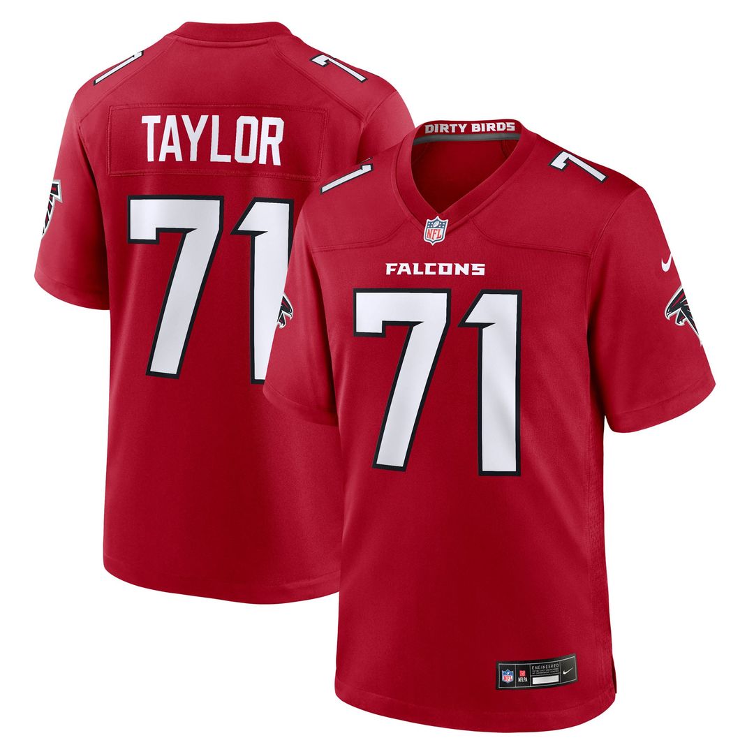 Atlanta Falcons Jawaan Taylor Nike Red Game Jersey product image 1