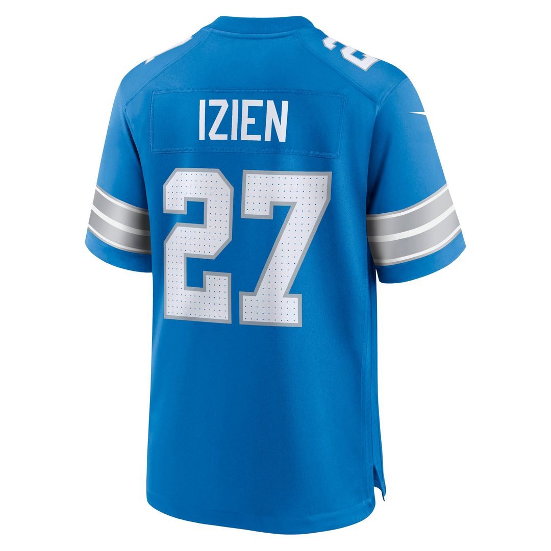 Detroit Lions Christian Izien Nike Blue Game Jersey product image 3