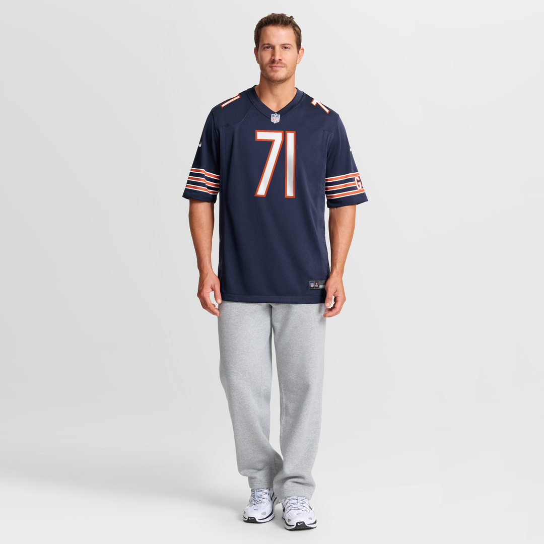 Chicago Bears Jedrick Wills Jr. Nike Navy Game Jersey product image 4
