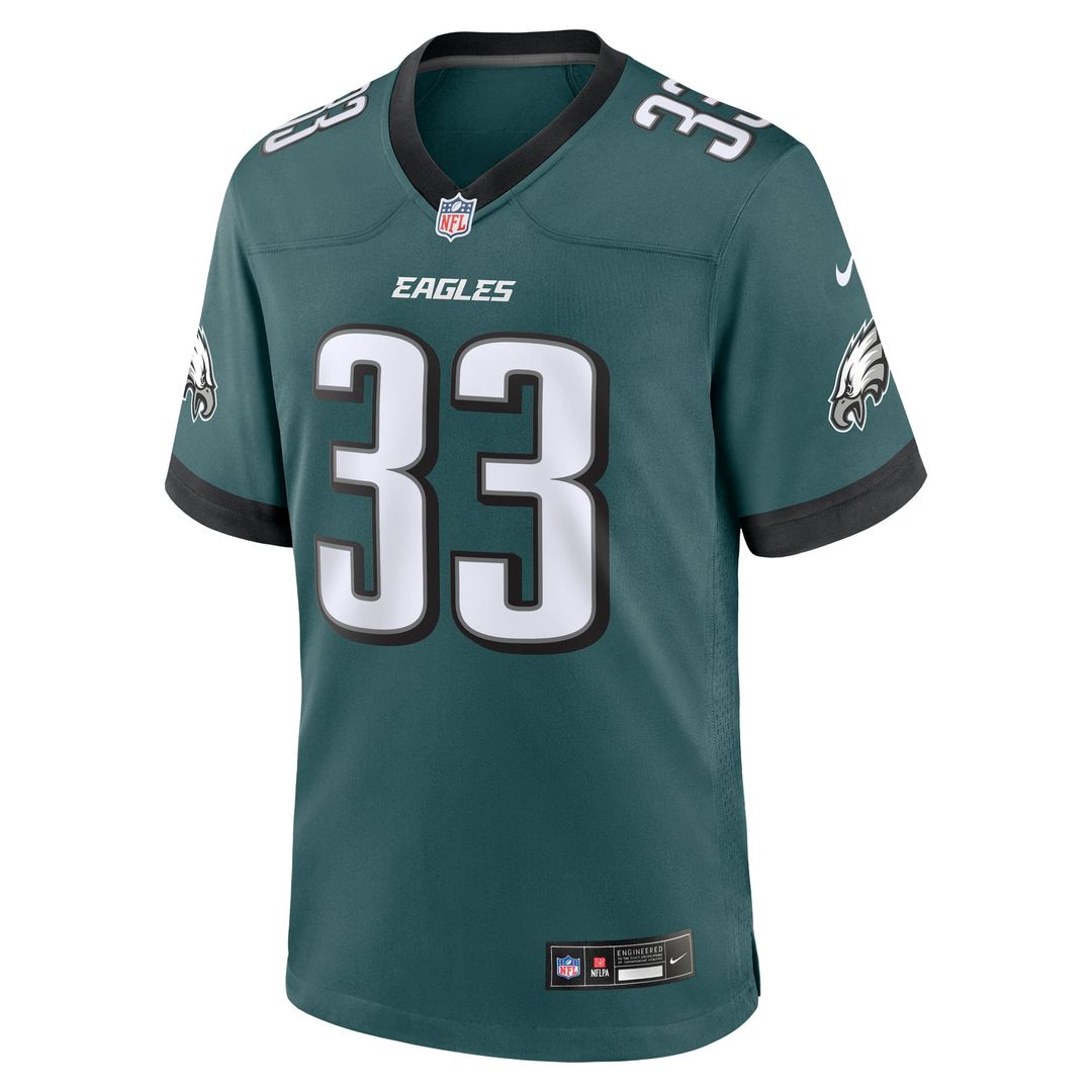 Philadelphia Eagles Cooper DeJean Nike Green Game Jersey product image 2