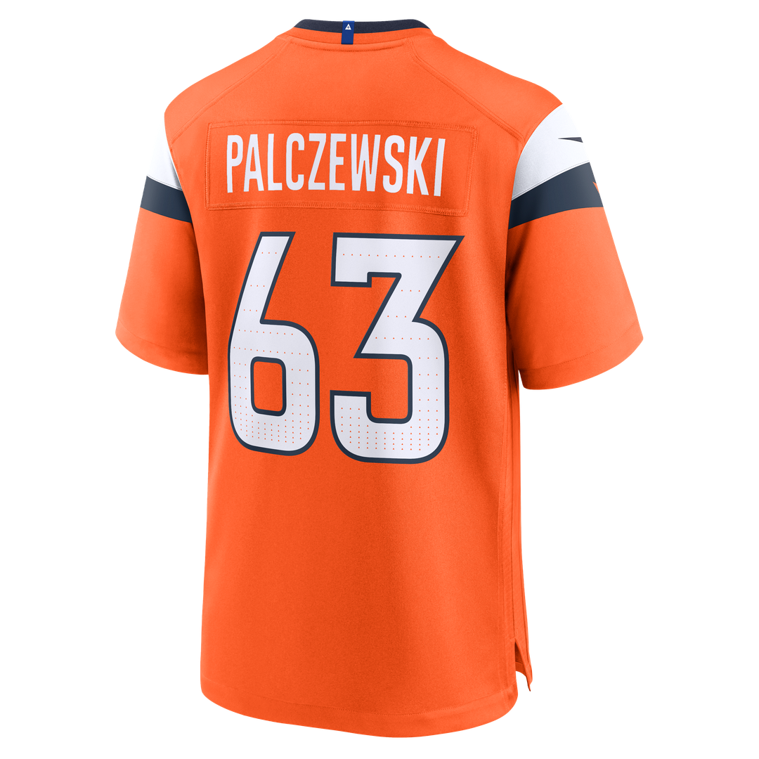 Denver Broncos Alex Palczewski Nike Orange Game Jersey product image 3