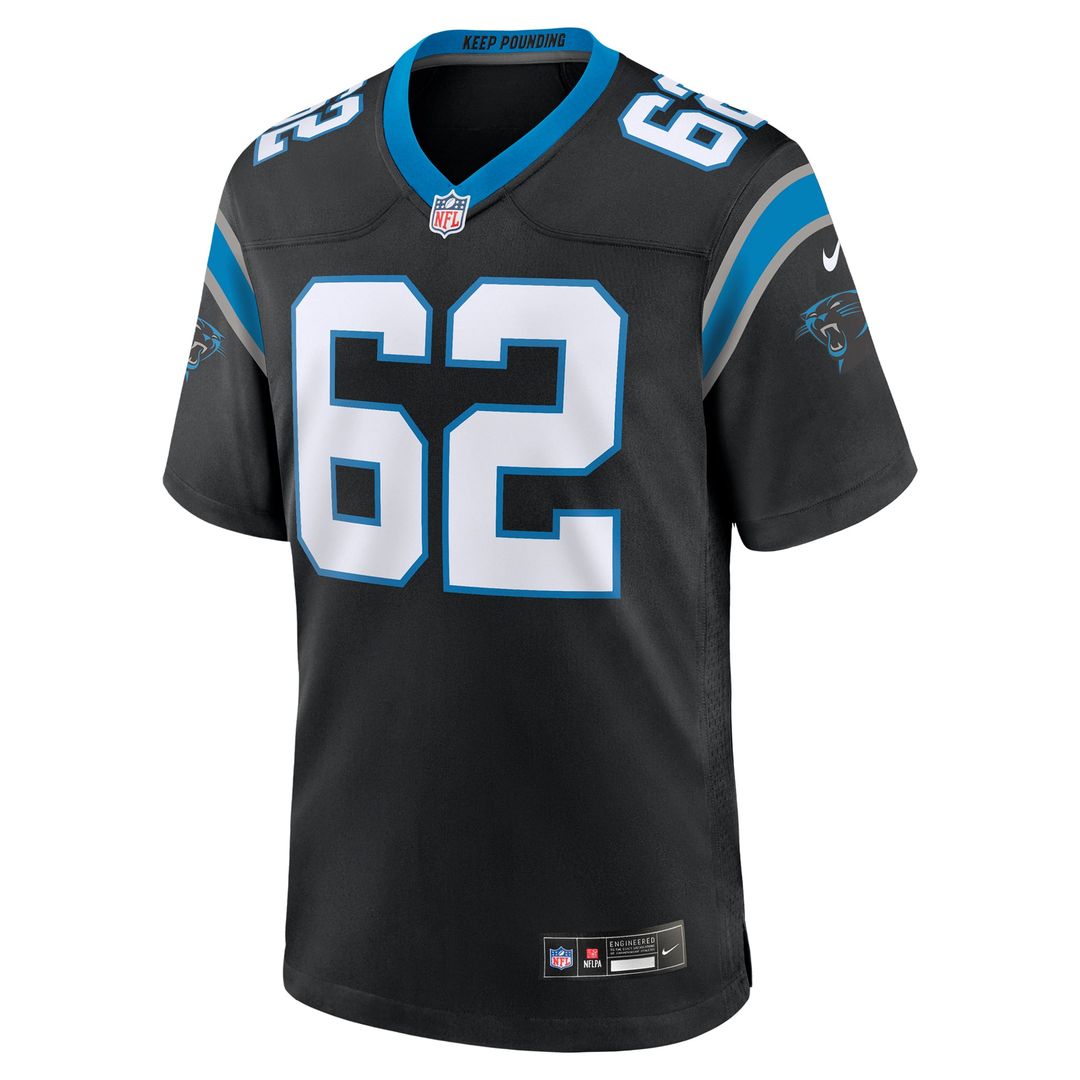 Carolina Panthers Chandler Zavala Nike Black Game Jersey product image 2