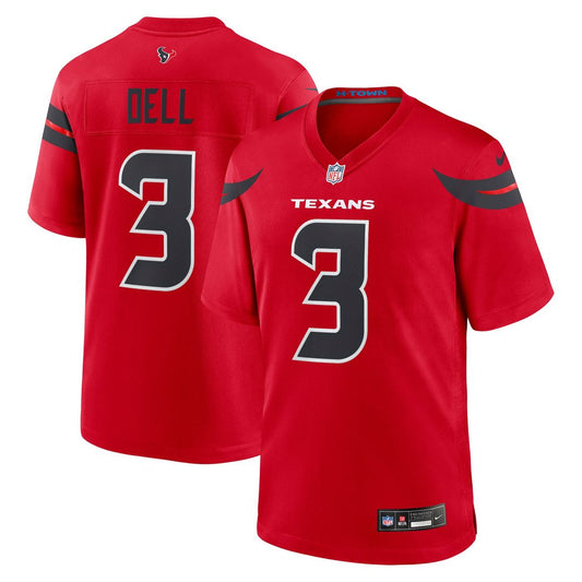 Houston Texans Tank Dell Nike Red Alternate Game Jersey product image 1