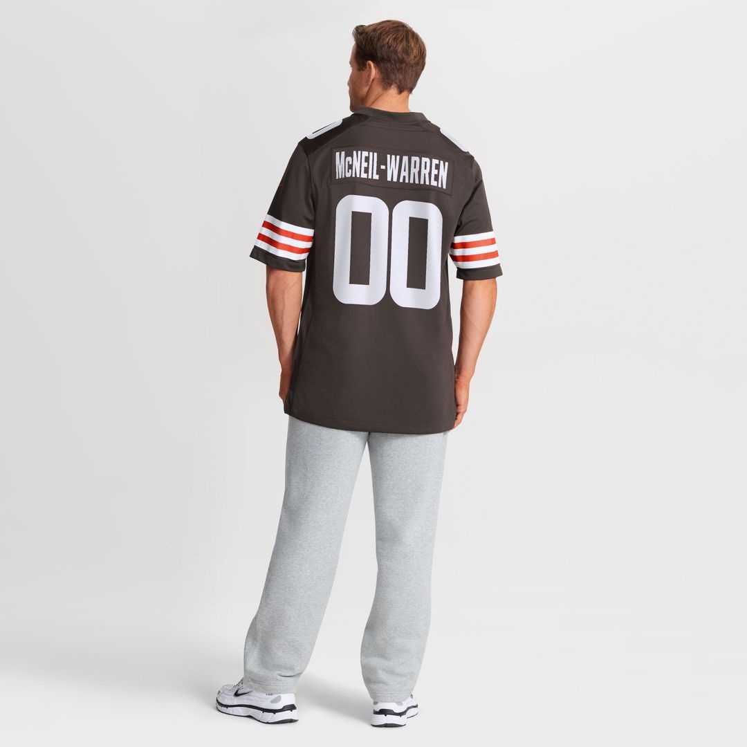 Cleveland Browns Emmanuel McNeil - Warren Nike Brown Game product image 5