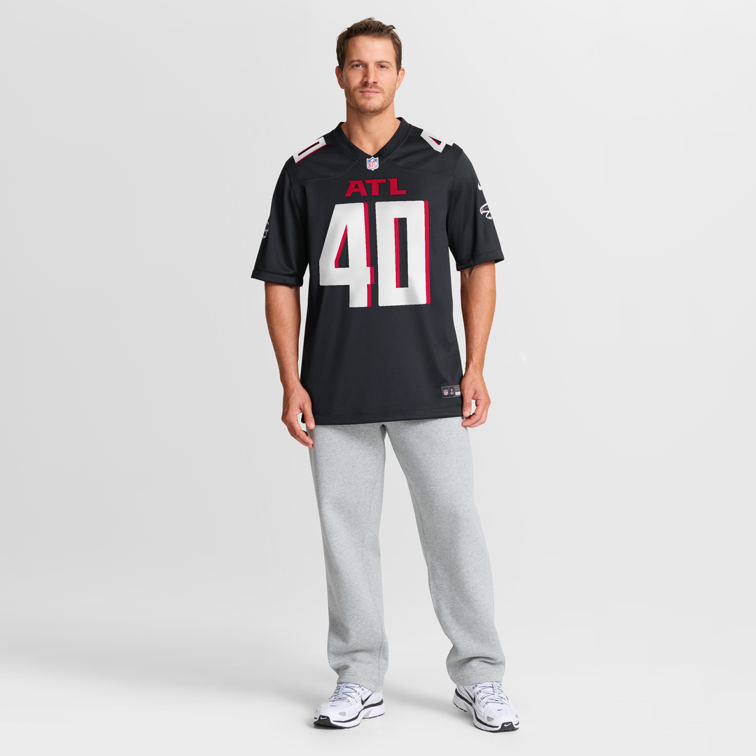 Atlanta Falcons JD Bertrand Nike Black Game Jersey product image 7