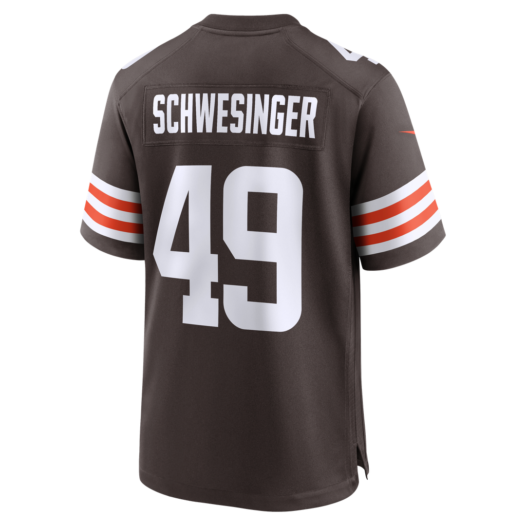 Cleveland Browns Carson Schwesinger Nike Brown 2025 NFL product image 3