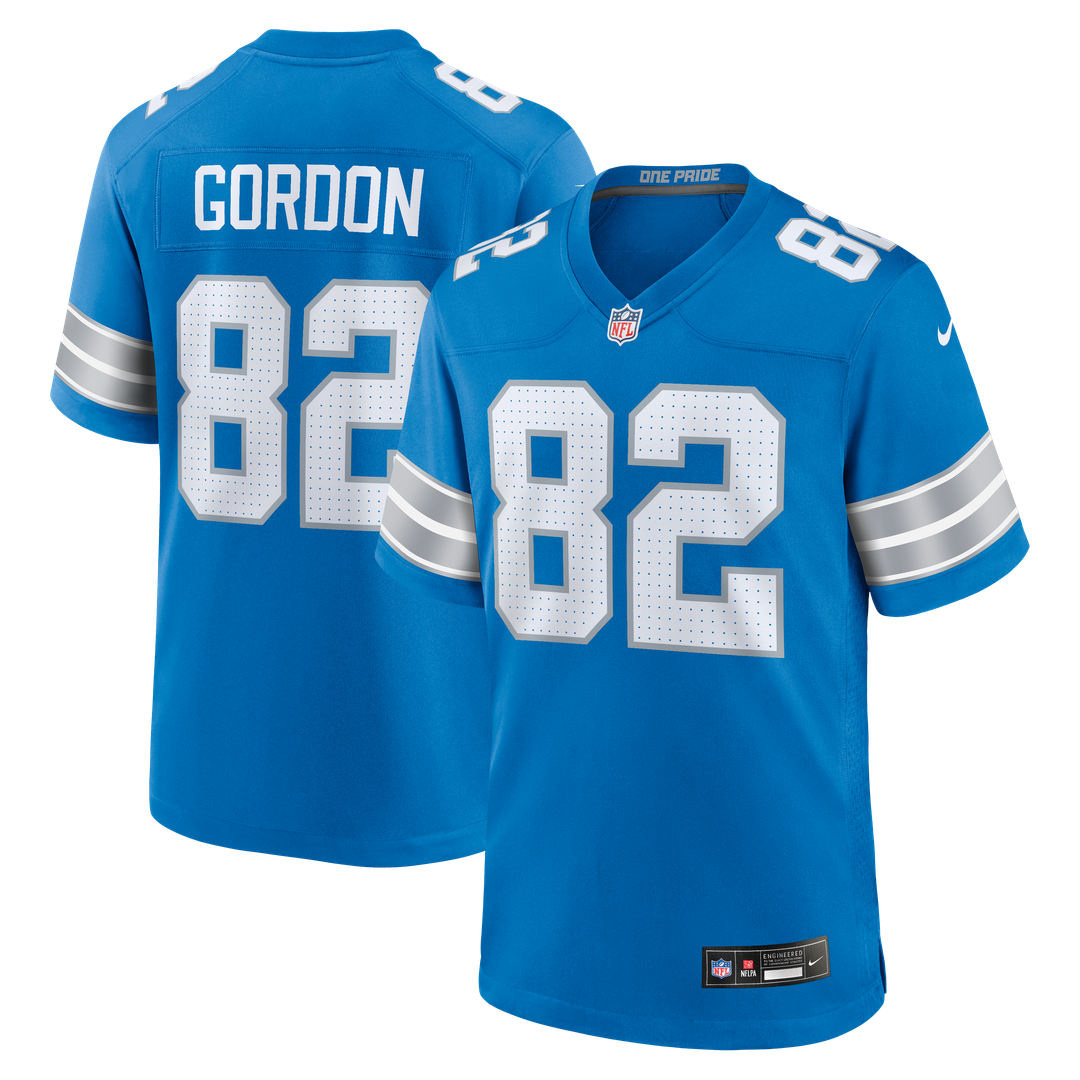 Detroit Lions Thomas Gordon Nike Blue Game Jersey product image 1