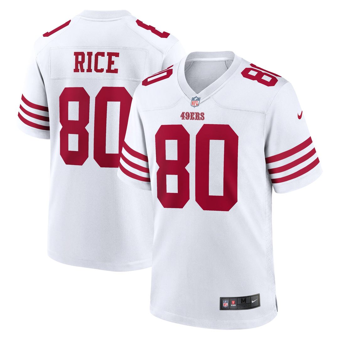 San Francisco 49ers Jerry Rice Nike White Retired Game product image 4