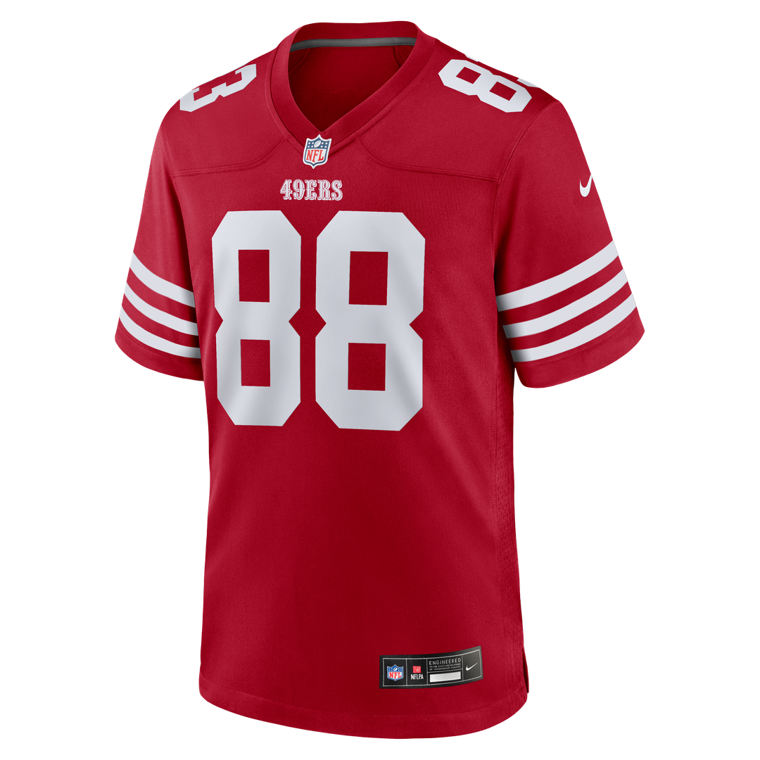 San Francisco 49ers Jake Tonges Nike Scarlet Game Jersey product image 2