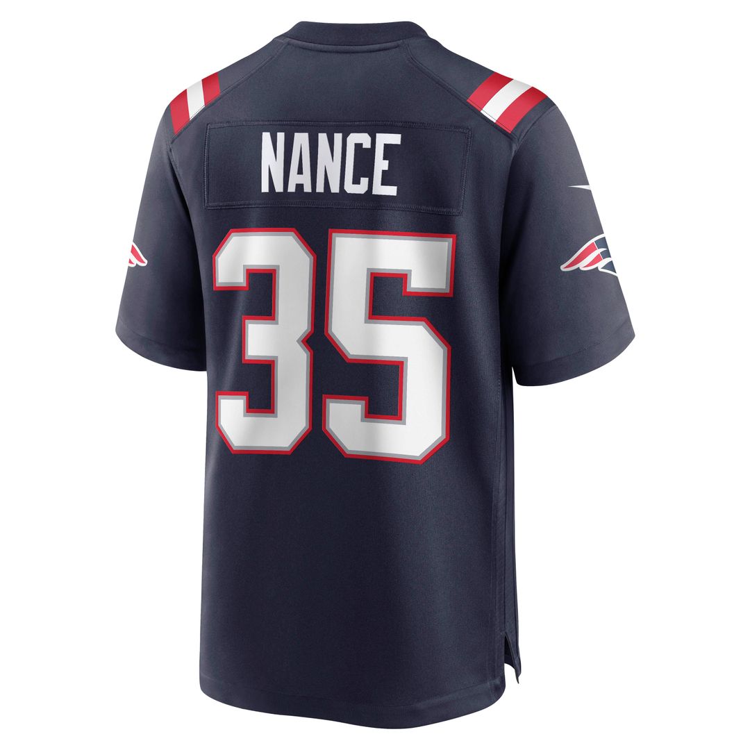 New England Patriots Jim Nance Nike Navy Retired Player product image 3