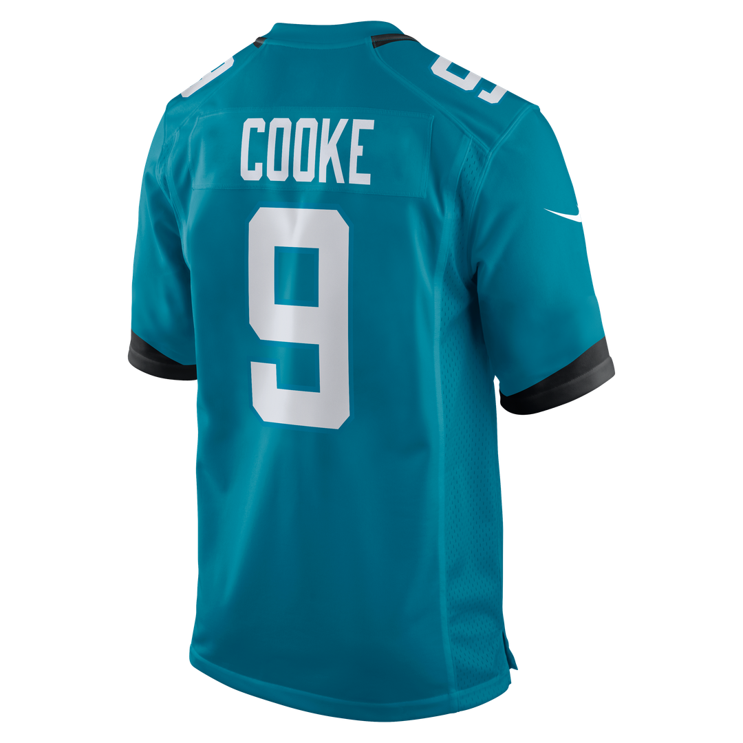 Jacksonville Jaguars Logan Cooke Nike Teal Game Jersey product image 3