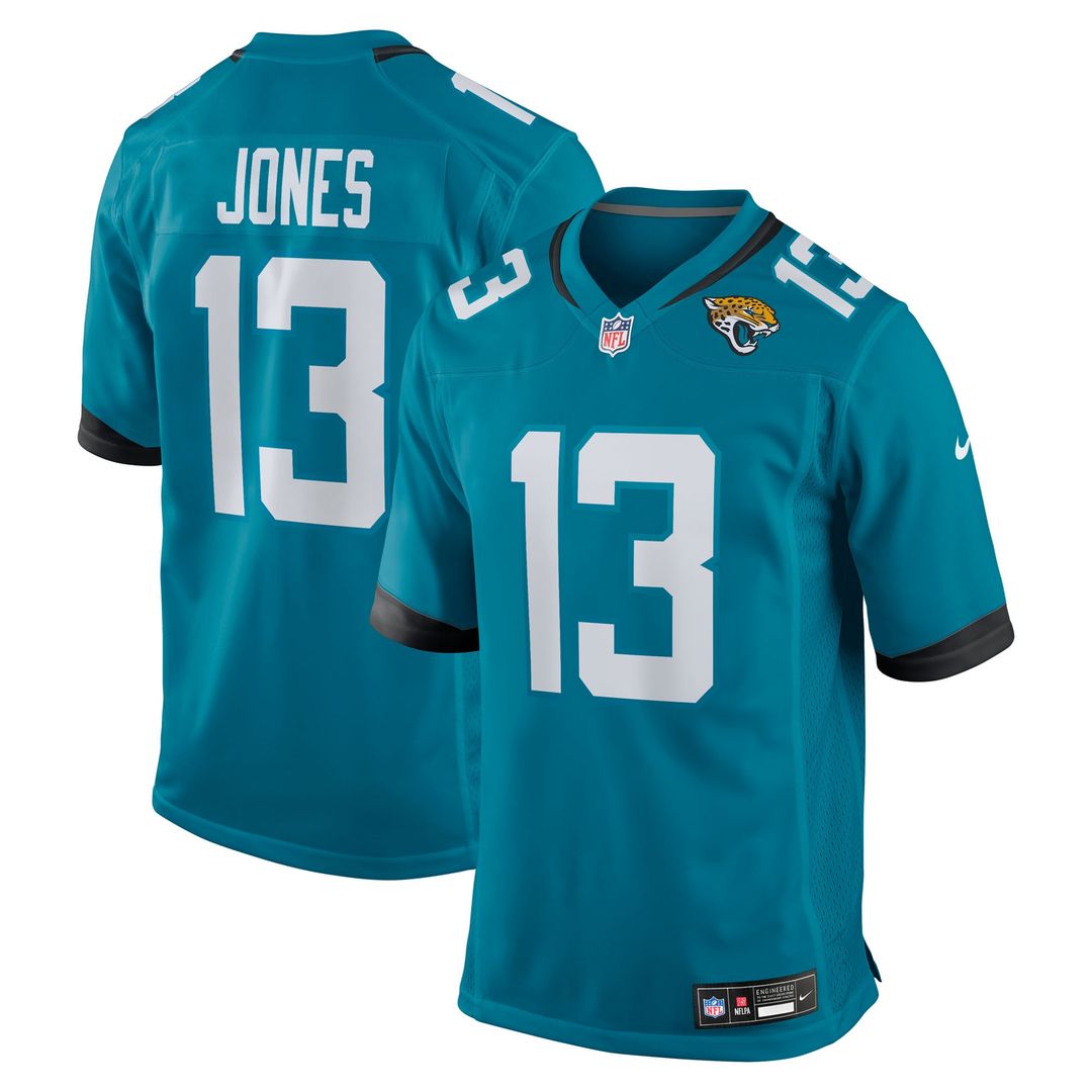 Jacksonville Jaguars Tim Jones Nike Teal Game Jersey product image 1