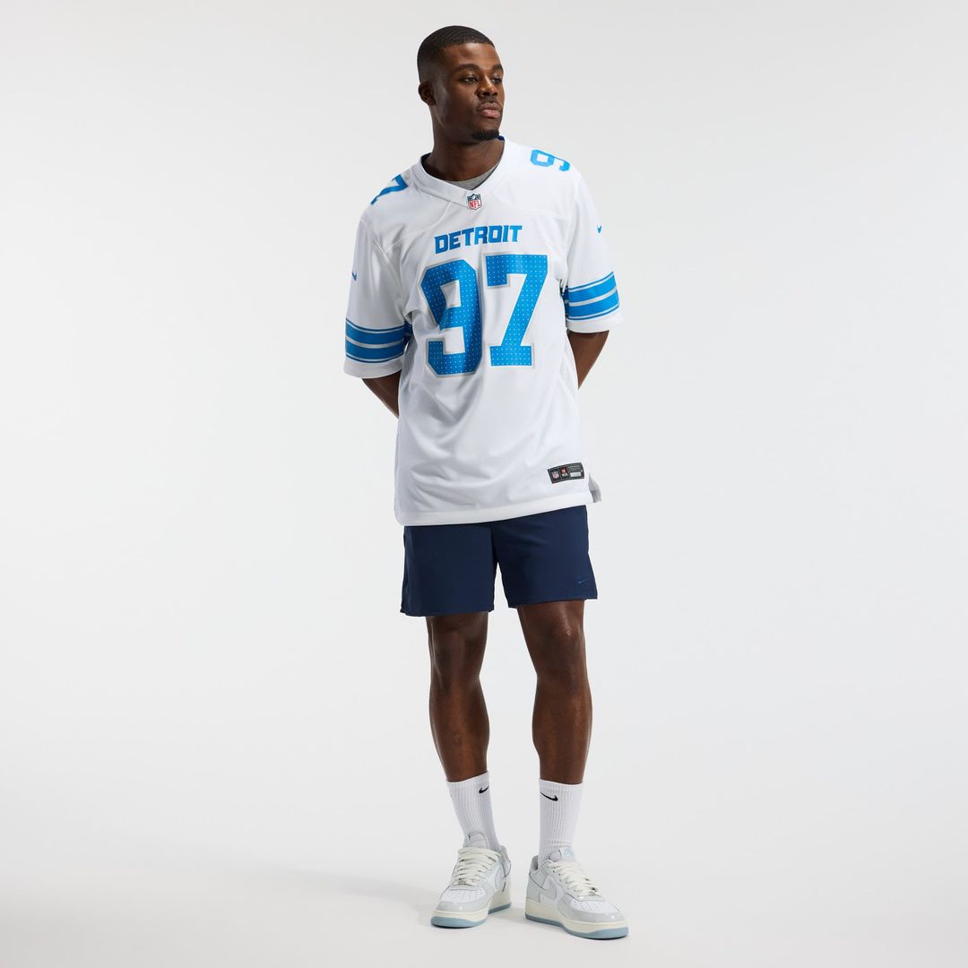 Detroit Lions Aidan Hutchinson Nike White Game Jersey product image 17