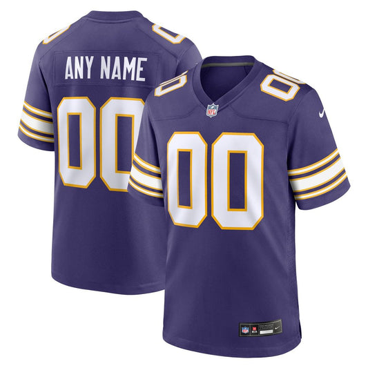Minnesota Vikings Nike Purple Classic Custom Jersey product image 1