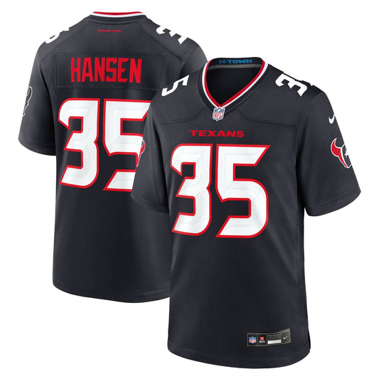 Houston Texans Jake Hansen Nike Navy Game Jersey product image 1