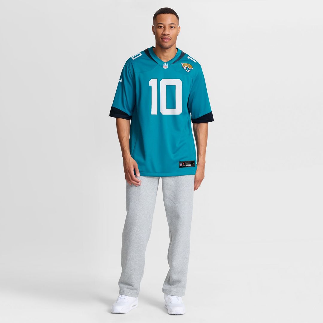 Jacksonville Jaguars Carter Bradley Nike Teal Game Jersey product image 4