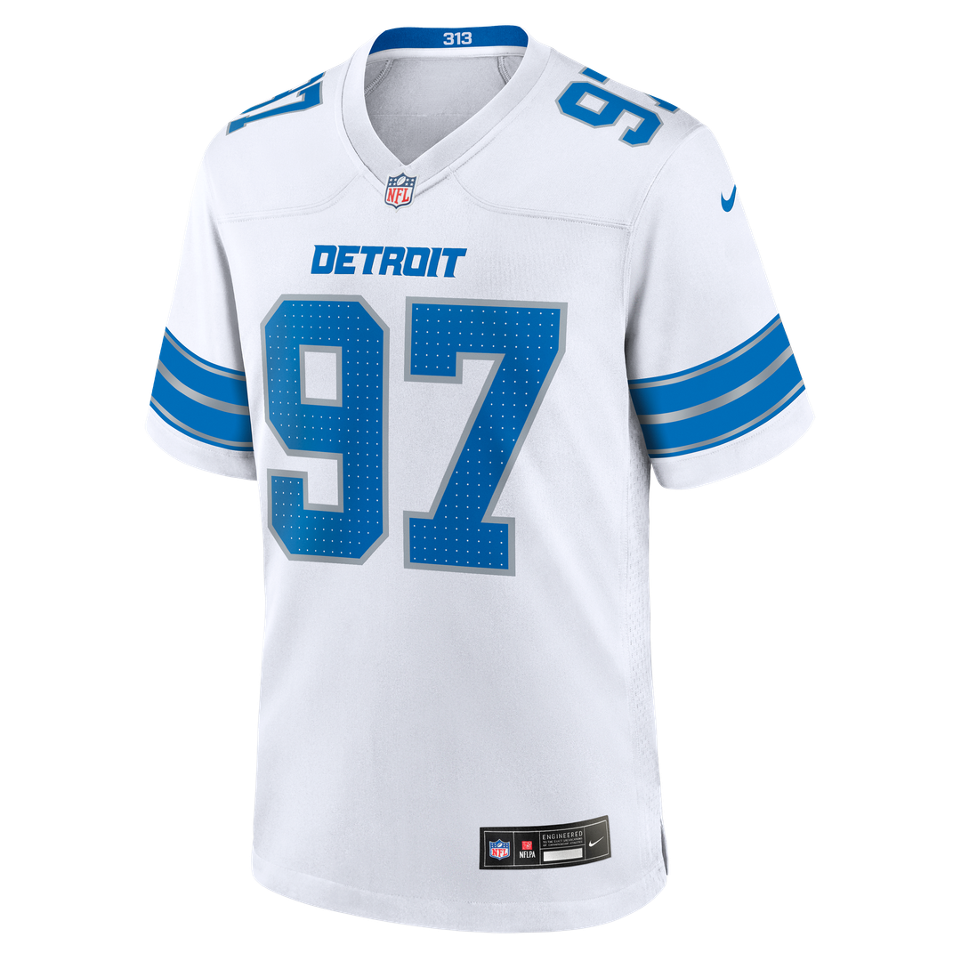 Detroit Lions Aidan Hutchinson Nike White Game Jersey product image 6